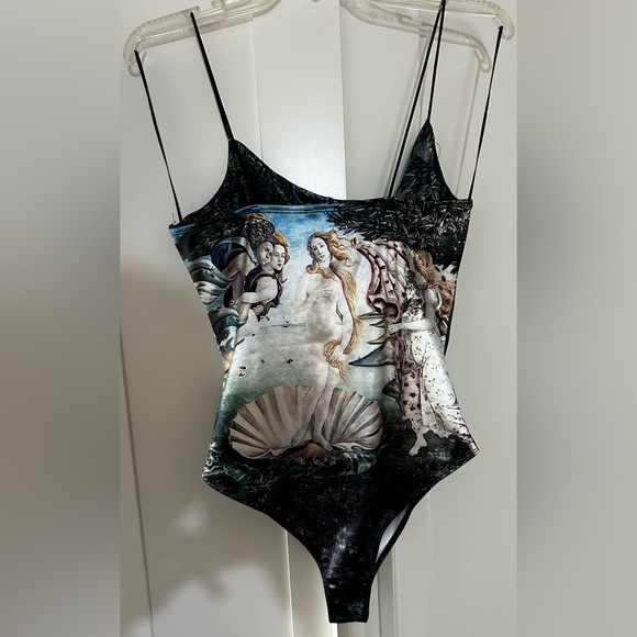 Italian renaissance cowl neck bodysuit - Picture 5 of 5